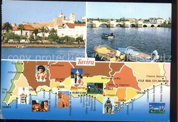 Tavira Teilansicht Brücke Lageplan