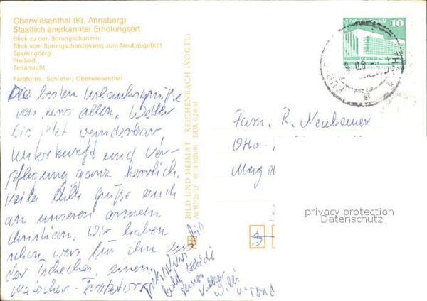 Oberwiesenthal Erzgebirge Sprungschanzen Neubaugebiet Sparringber – Bild 2