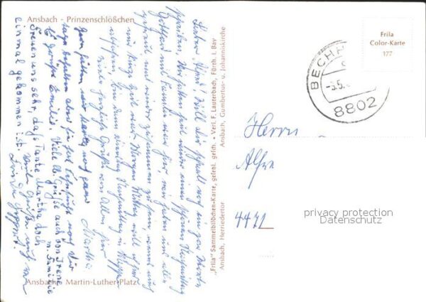 Ansbach Mittelfranken Prinzenschlösschen – Bild 2