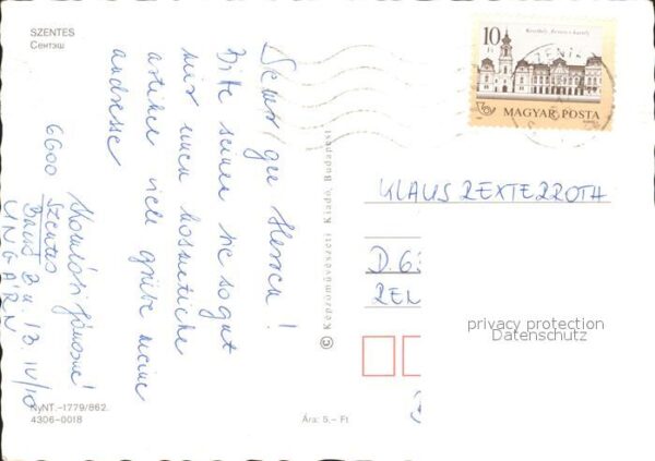 Szentes Kirche Denkmal Fluss – Bild 2