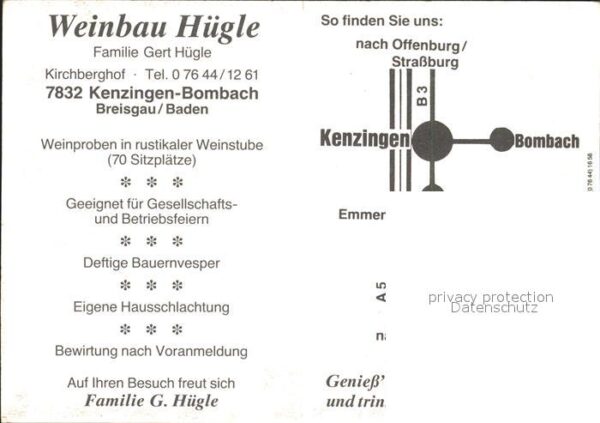 Kenzingen Weinbau Hügle – Bild 2