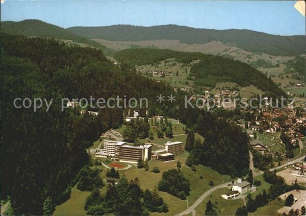Todtmoos Fliegeraufnahme Klinik Wehrawald