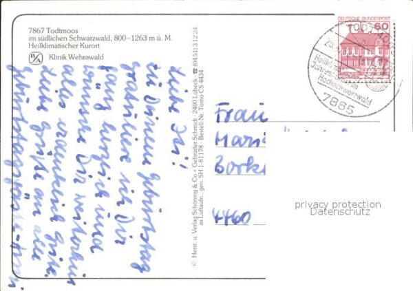 Todtmoos Fliegeraufnahme Klinik Wehrawald – Bild 2