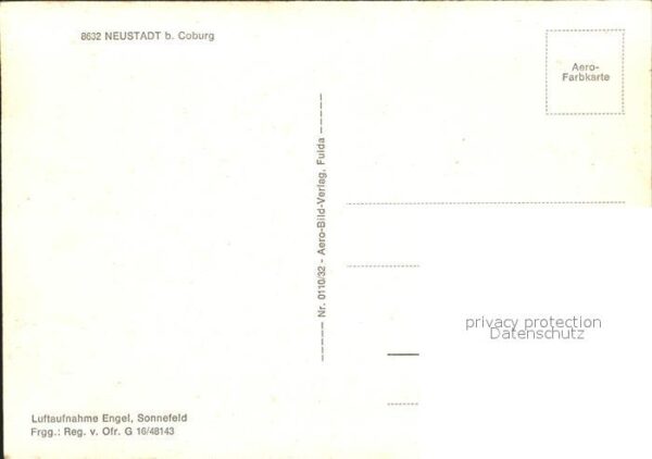 Neustadt Coburg Fliegeraufnahme – Bild 2