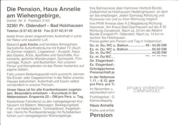 Bad Holzhausen Luebbecke Haus Annelie – Bild 2