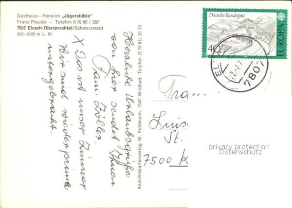 Elzach Gasthaus Pension Jägerstüble – Bild 2