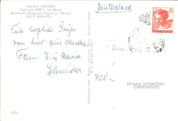 Vigiljoch Gasthof Jocher – Bild 2