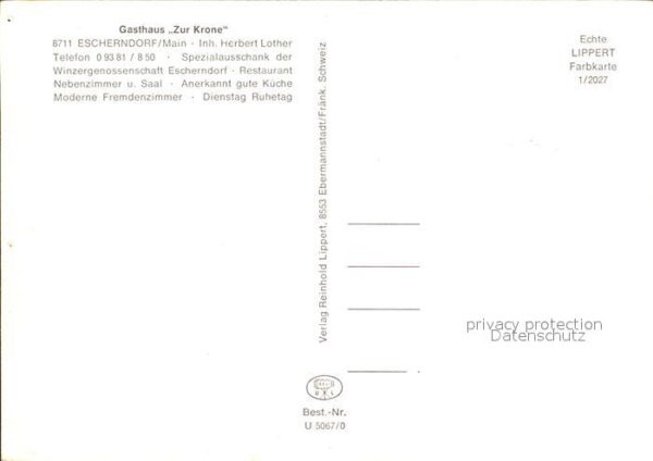 Escherndorf Gasthaus zur Krone – Bild 2