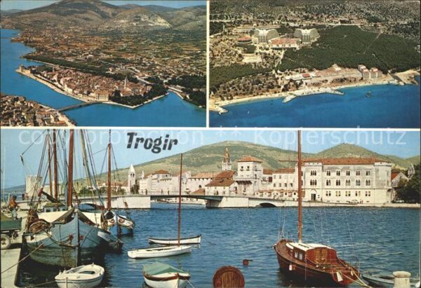Trogir Trau Fliegeraufnahme