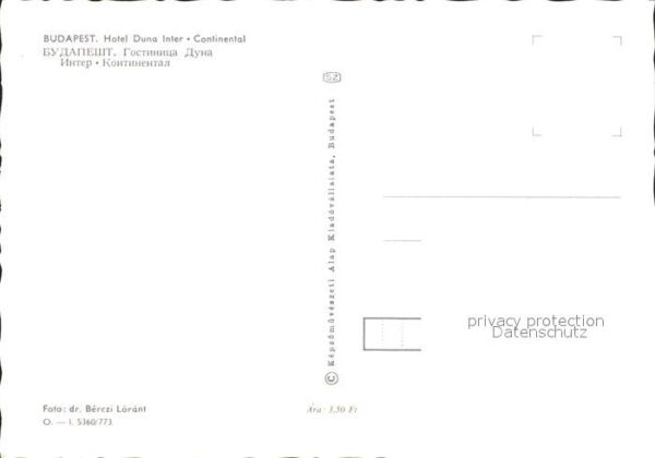 Budapest Hotel Dunar Intercontinental – Bild 2