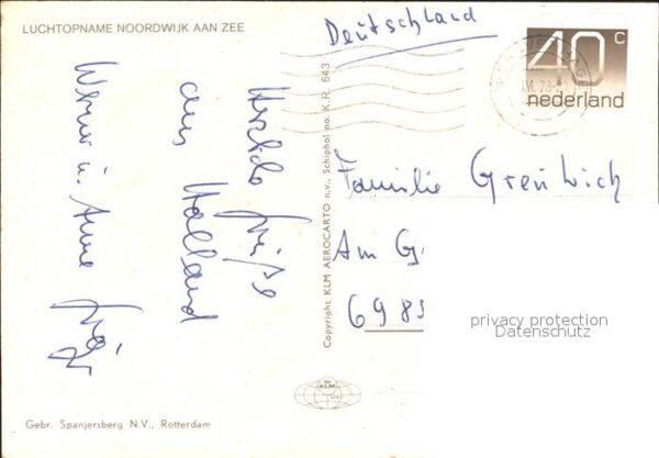 Noordwijk aan Zee  Strand Fliegeraufnahme – Bild 2