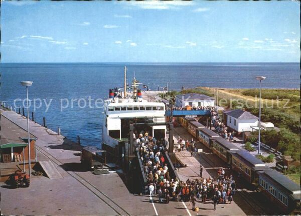 Borkum Fähre Hafen