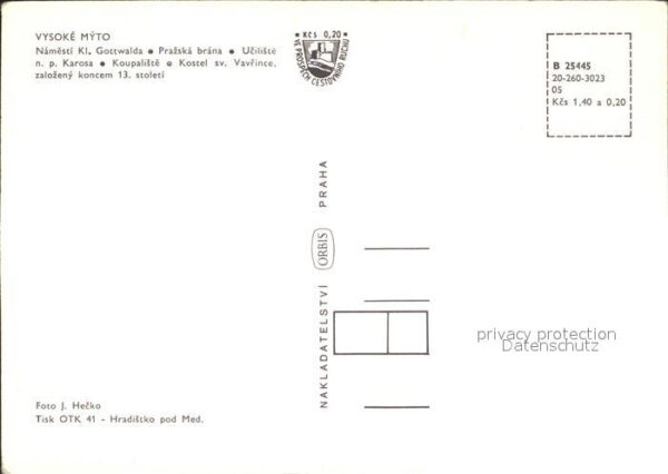 Vysoke Myto Prazska brana – Bild 2