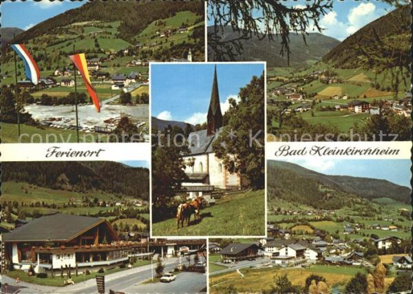 Bad Kleinkirchheim Kaernten Thermalbad Panorama Kirche