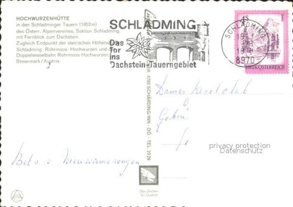 Schladming Obersteiermark Hochwurzenhütte – Bild 2