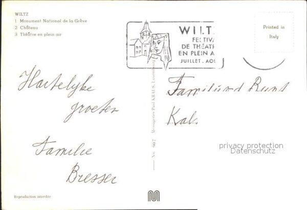 Wiltz Luxembourg Monument Burg Theater – Bild 2