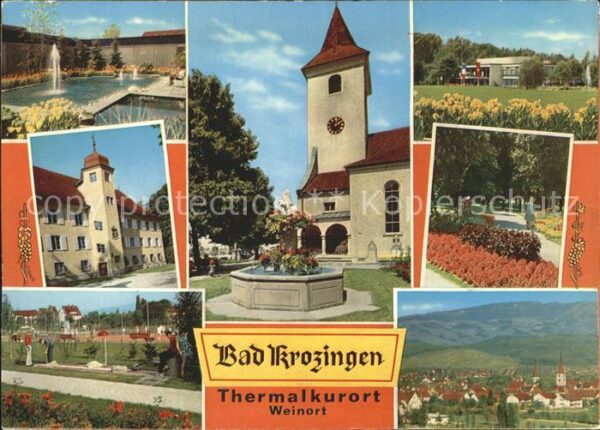 Bad Krozingen Thermalbad Minigolf Brunnen Gesamtansic