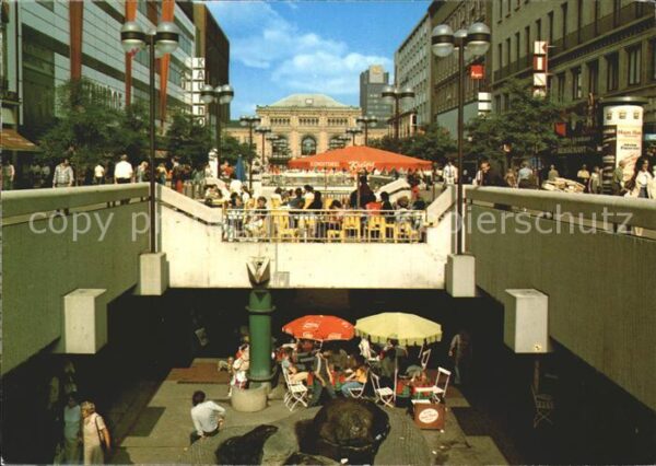 Hannover Bahnhofstrasse mit Passerelle