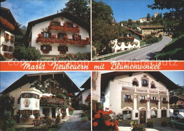 Markt Neubeuern Häuser im Blumenwinkel