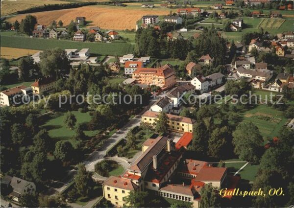 Gallspach Fliegeraufnahme Gartenhotel Bayrischer