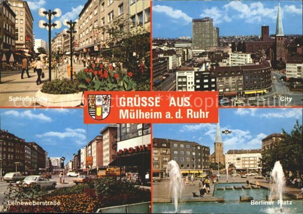 Muelheim Ruhr City Berliner Platz Schlosstrasse