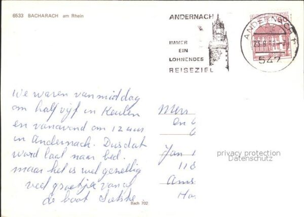 Bacharach Rhein Burg Stahleck – Bild 2