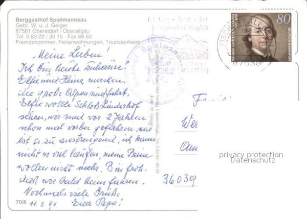 Oberstdorf Berggasthof Spielmannsau – Bild 2