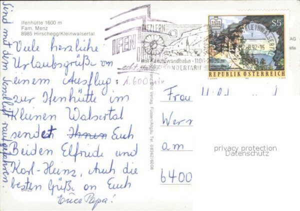 Hirschegg Kleinwalsertal Vorarlberg Ifenhütte – Bild 2