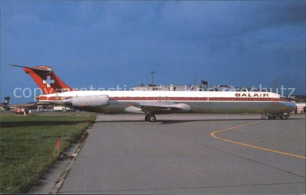 Flugzeuge Zivil Mc Donnell Douglas MD-82 HB-INW c/n 495