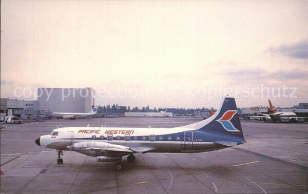 Flugzeuge Zivil Pacific Western Airlines Convair CV-640