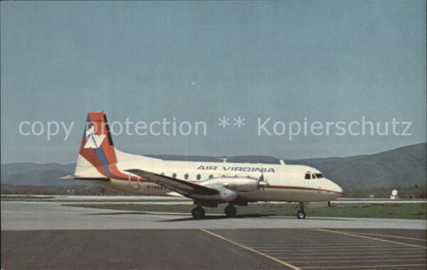 Flugzeuge Zivil Air Virginia British Aerospace HS-748 N