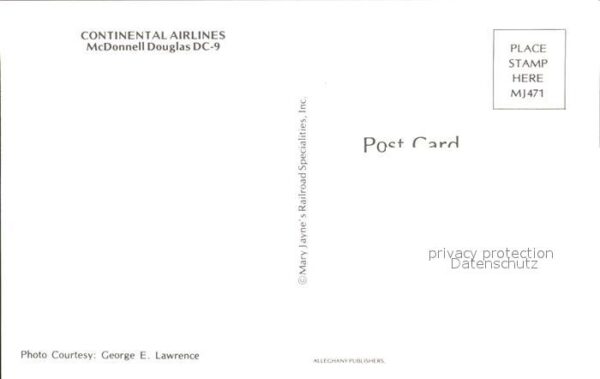 Flugzeuge Zivil Continental Airlines McDonnell Douglas – Bild 2