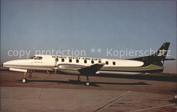 Flugzeuge Zivil Wings West Airlines Swearingen Metro II