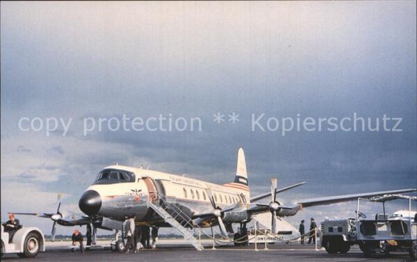 Flugzeuge Zivil Continental Airlines Viscount