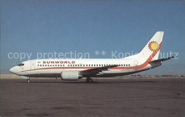 Flugzeuge Zivil Sunworld Boeing 737-3Q8 N841L S/N 23255