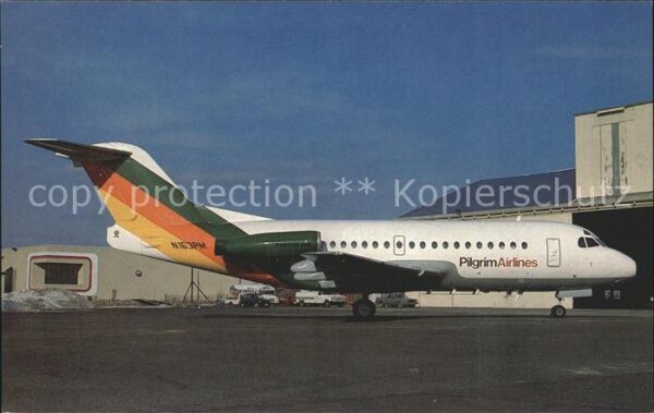 Flugzeuge Zivil Pilgrim Airlines Fokker F28-3000 N163PM