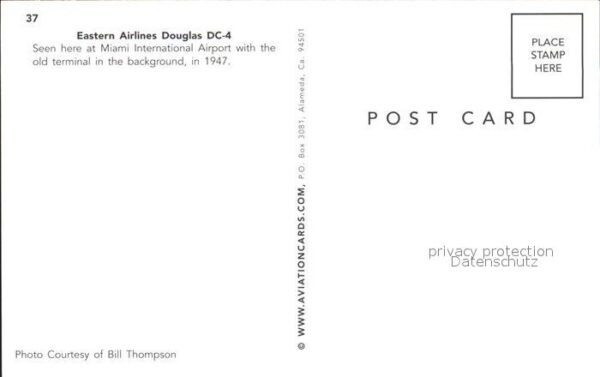Flugzeuge Zivil Eastern Airlines Douglas DC-4 Great Sil – Bild 2