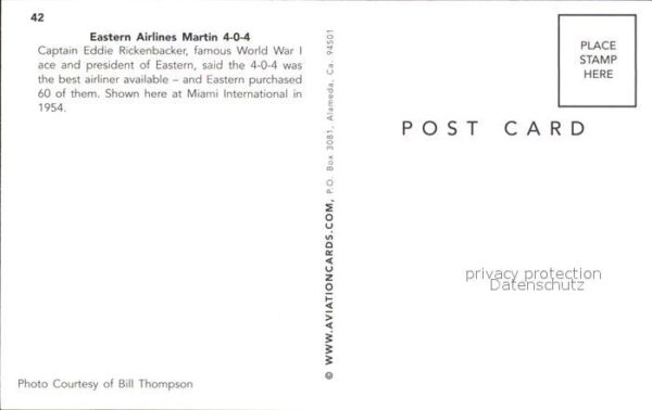Flugzeuge Zivil Eastern Airlines Martin 4-0-4 – Bild 2
