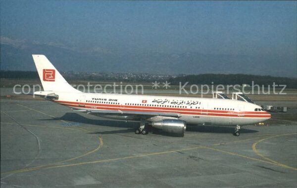 Flugzeuge Zivil Tunis Air Airbus Industrie A300B4-203 T