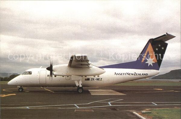 Flugzeuge Zivil Ansett New Zeeland Dash 8-102 ZK.NEZ C/