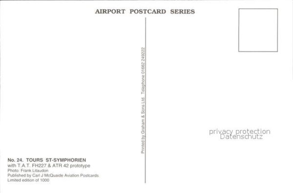 Flugzeuge Zivil TAT FH227 ATR 42 – Bild 2