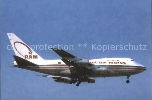 Flugzeuge Zivil Royal Air Maroc B 747 SP 44 CN-RMS c/n