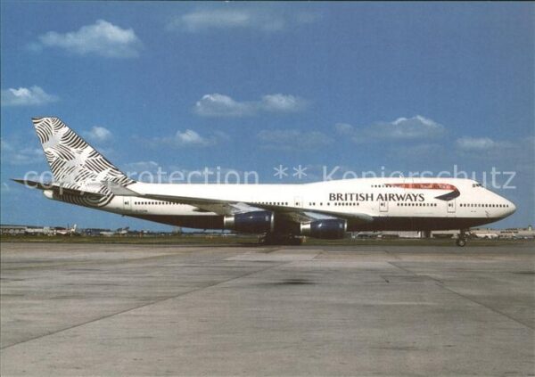 Flugzeuge Zivil British Airways Boeing 747-436 G-CIVM c