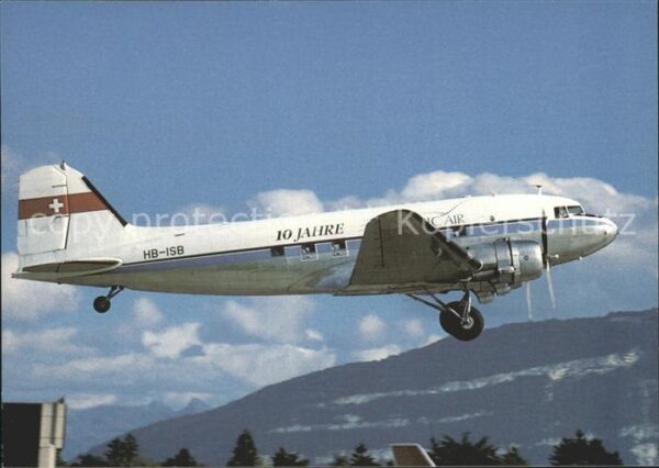 Flugzeuge Zivil MDC Douglas DC-3C HB-ISB cn 4666
