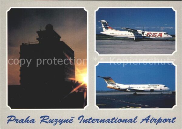 Flughafen Airport Aeroporto Praha Ruzyne OKXFA CSA Tyrolean OE-LFH