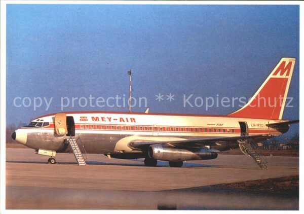 Flugzeuge Zivil MEY Air Boeing B 737-201 LN-MTC cn 2045
