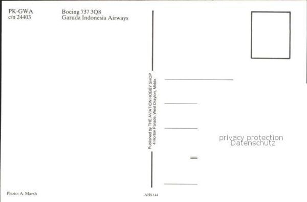 Flugzeuge Zivil Garuda Indonesia Airways PK-GWA Boeing – Bild 2