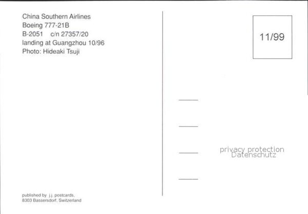 Flugzeuge Zivil China Southern Airlines Boeing 777-21B – Bild 2