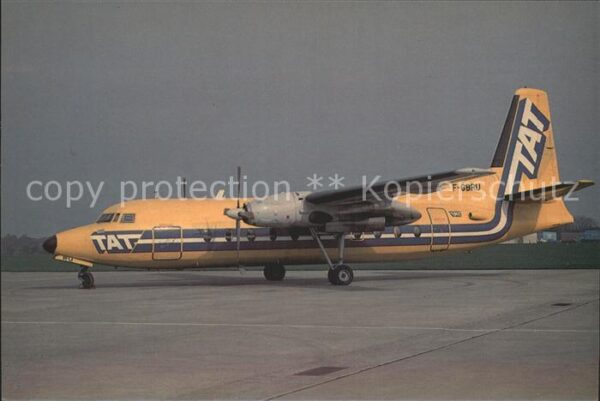 Flugzeuge Zivil TAT Fokker F27 F-GBRU