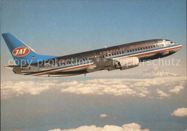 Flugzeuge Zivil J.A.T Yugoslav Airlines Boeing 737-3H9